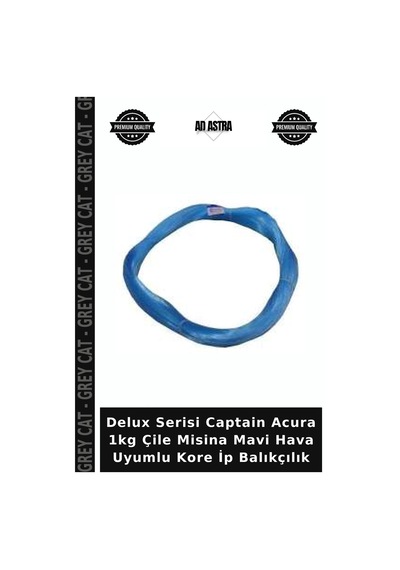 Delux Serisi Captain Acura 1kg Çile Misina Mavi Hava Uyumlu Kore İp Balıkçılık 0.70mm
