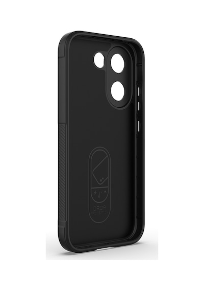 Xiaomi Poco X8 Pro Kılıf Elde Tutma Kolaylıkla Kaydırmaz Kenar Line Dizayn Optietnik Kapak Siyah