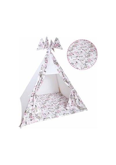 Kiddy's Teepee Mat - Çiçekli