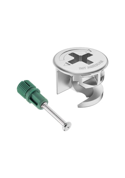 İmt Aksesuar 10 Mm Kendinden Dübelli Minifix Gövde Ve Mil Seti - Mobilya Bağlantı Elemanı 100 Parça Metalik Çok Renkli