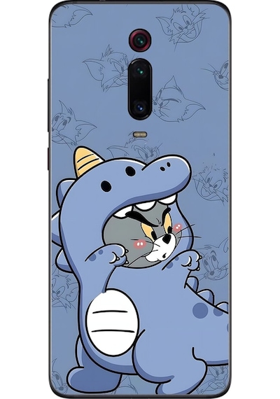 Xiaomi Mi 9t Pro Uyumlu Şeffaf Kılıf Couple Tom 1 Tasarımlı