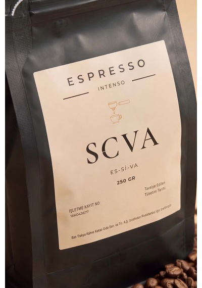 Scva Intenso Taze Kavrulmuş Espresso Kahve 250 Gr