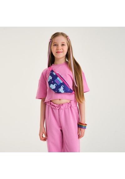 Coral High Kids Mor Pembe Fil Desenli Bel Çantası 12622 Mor