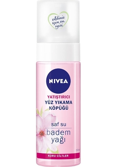 Nivea Badem Yağı Saf Su Yatıştırıcı Yüz Yıkama Köpüğü 150 ML