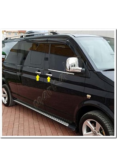 Woc Chrome Vw T5 Caravelle Krom Kapı Kolu 2003-2014 4 Kapı Paslan