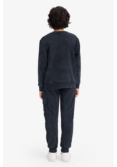 Defacto Erkek Çocuk 2li Takım Baskılı Sweatshirt Eşofman Altı G4968a825wnar202 Antrasit-ar202