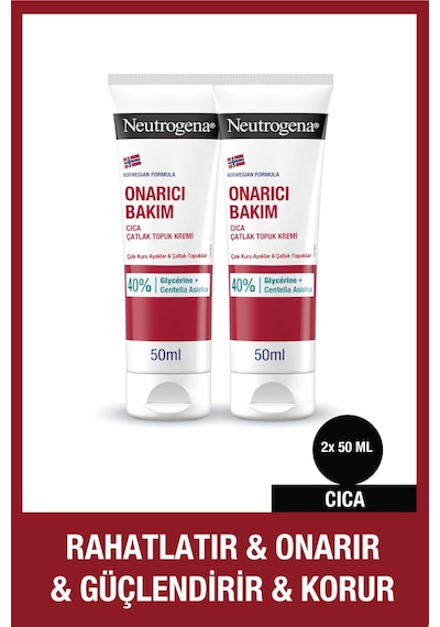 Çatlak Topuk Ayak Kremi 50 Ml X2