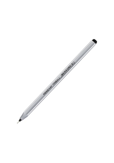 Pensan Tükenmez Kalem Triball 1.0 Mm Bilye Uç Siyah 12 Li 1003 Çok Renkli