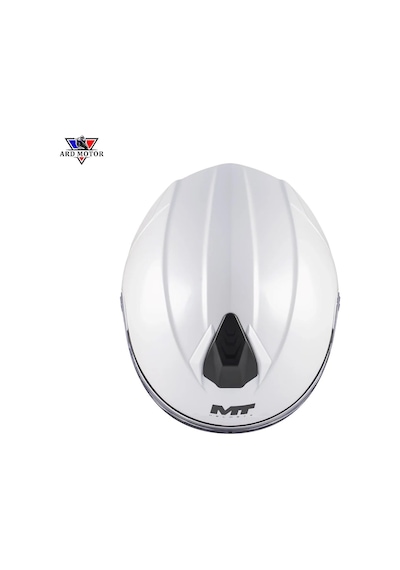 Mt Helmets Genesıs Sv Pure A0 Parlak Beyaz Çene Açılır Kask