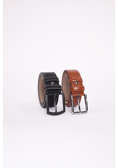Tudors Erkek 2'li Set 3,5 Cm Kahverengi Vegan Deri 4 Cm Spor Siyah Kemer-34504 Multi Tudors Erkek 2'li Set 3,5 Cm Kahverengi Vegan Deri 4 Cm Spor Siyah Kemer-34504 Multi