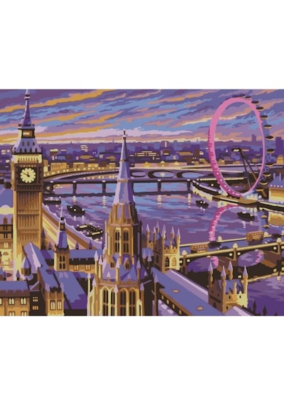Sayılarla Boyama Seti - Londra Gecesi