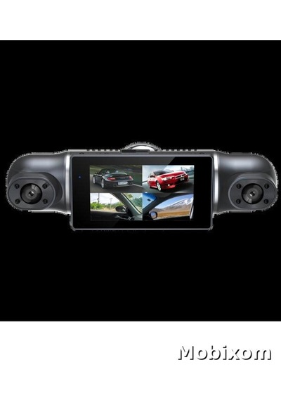 4 Lens Araç Kamerası 1080p Fhd Ön Arka İç Kayıt Gece Görüşlü Park Modu Geniş Açı Dashcam