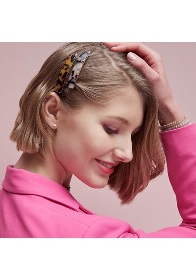 Lexroo Barrette Havana Mama Saç Önü Tokası Çok Renkli