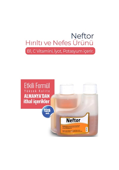 Kanatlı Hayvanlar İçin 2'lü Set Farmatom 125 Ml +neftor 125 Ml