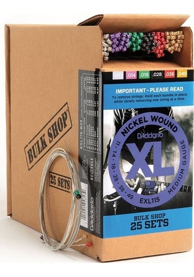 D'addario Exl115-B25