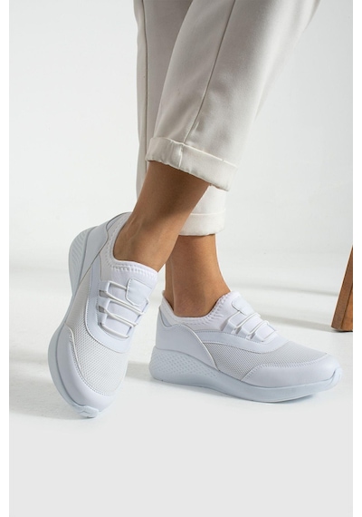 Taba Anatomik Esnek Taban Slip-on Spor Ayakkabı Günlük Sneaker Taba
