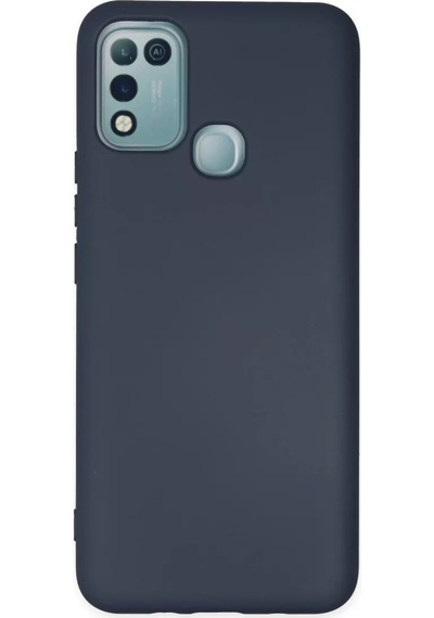 Newface İnfinix Hot 10 Play Kılıf Nano İçi Kadife Silikon - Lacivert