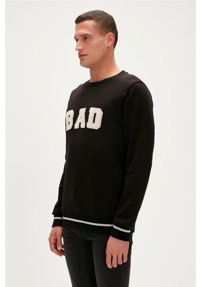 Bad Bear Felt Crewneck / Navy Erkek 23.02.12.013 Lacivert 001