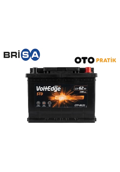Otopratik Voltedge 12 V 62 Ah 540 A En Akü-2026