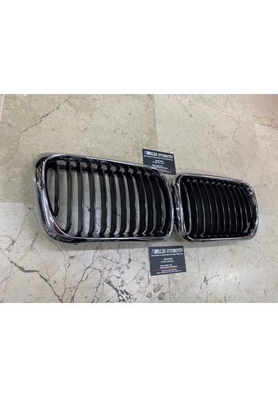 bmw 3 serisi e36 panjur böbrek takımı sağ sol set krom siyah