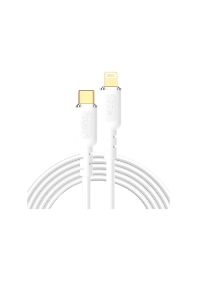Pd 27w Type-c To Lightning 3.0a 1.2m Data Ve Şarj Kablosu Beyaz Diğer