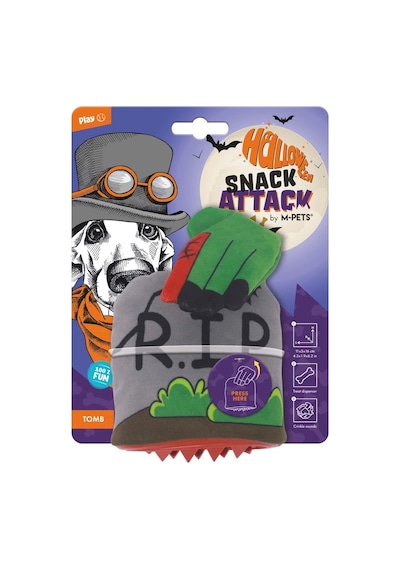 M-pets Halloween Tomb Snack Attack Köpek Oyuncağı