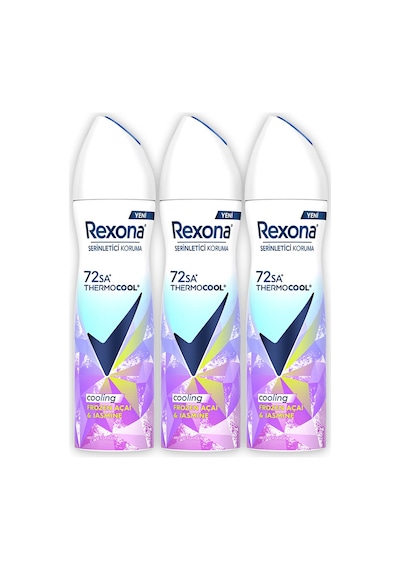 Rexona Thermocool Kadın Sprey Deodorant Frozen Açai & Jasmine 150 Ml X3