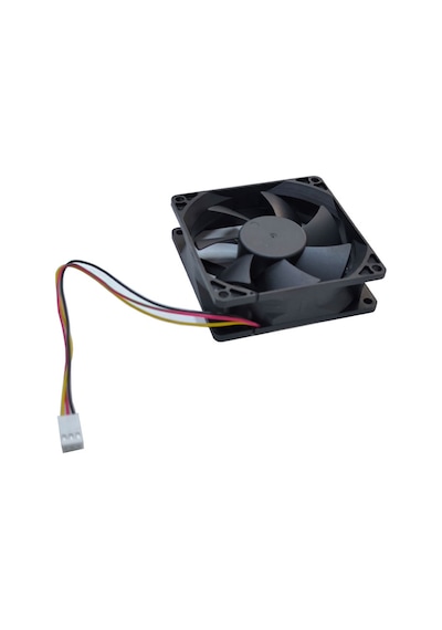 8cm 12v 3 Pinli Kasa Fanı Dc 12v 8cmx8cmx2.5cm 3 Pinli Fan
