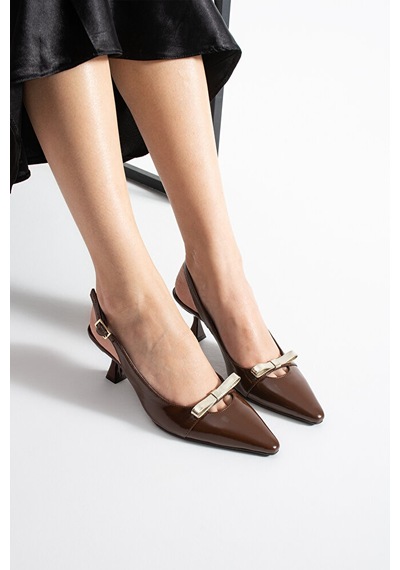 Dericia Shoes Thunder Hakiki Deri Rugan Kadın Fiyonk Detaylı İnce Topuklu Ayakk Kahverengi Dericia Shoes Thunder Hakiki Deri Rugan Kadın Fiyonk Detaylı İnce Topuklu Ayakk Kahverengi