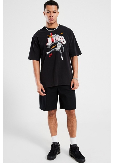 Nike Jordan Brand 85 Ss Crew Erkek Grafikli Tişört Siyah Siyah
