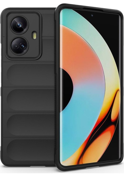 Realme 10 Pro 5g Uyumlu Kılıf Optimum Silikon - Siyah