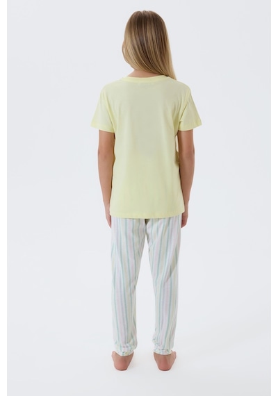 Arnetta Kız Çocuk Sarı Pijama Takım Sarı