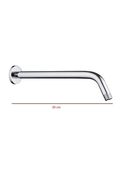 Tema - 30 Cm Duvardan Duş Başlığı Borusu 45 Derece Açılı - 56390 Krom
