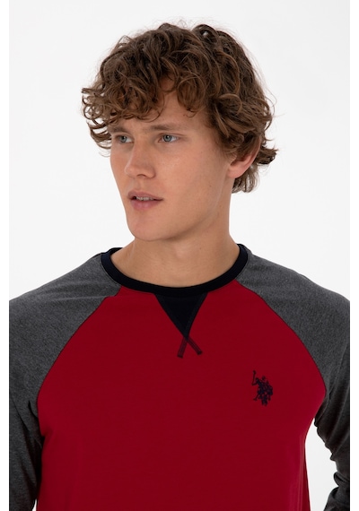 U.s. Polo Assn. Erkek Bordo Pijama Takım 50318618-vr014 Bordo