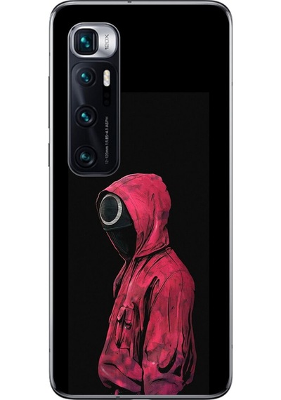 Xiaomi Mi 10 Pro Uyumlu Şeffaf Kılıf Squid Game Tasarımlı