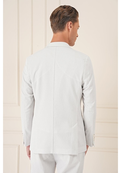 Efor Comfort Fit Gofre Kumaş Pamuk Yelekli Casual Taş Ceket C 678 Taş