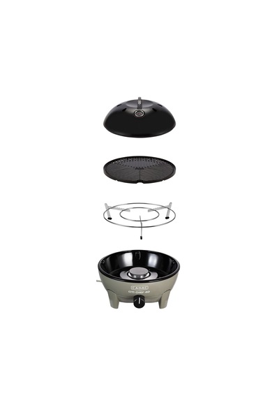 Cadac Citi Chef 40 Gazlı Barbekü - Taşınabilir Kamp Ve Piknik Mangalı, 40 Cm Yeşil