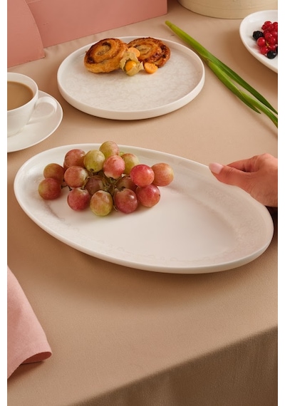 Karaca Minerva Kayık Tabak 30 Cm Beyaz