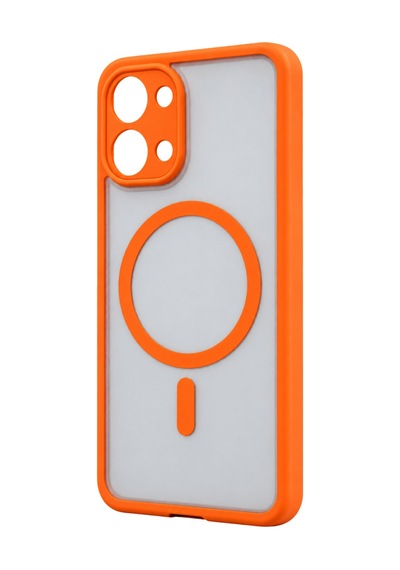 Xiaomi Poco X8 Pro Max Loji Magsafe Kapak - Turuncu Çok Renkli