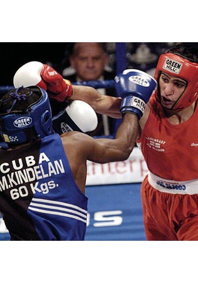 Green Hill Panther Carbon Deri Boks Ve Kick-boks Eldiveni Mavi