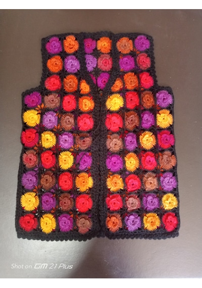 Hobievimiz El Örgüsü Çeyizlik Ve Günlük Kullanımlık Yelek Her Rengi Var