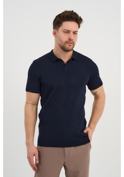 Alexander Gardi Alexandergardı Polo Yaka Düğmeli Triko T-shirt 50024 Lacivert Alexander Gardi Alexandergardı Polo Yaka Düğmeli Triko T-shirt 50024 Lacivert