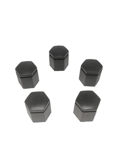 Opel Astra J İle Uyumlu Bijon Kapağı Siyah 5 Adet 19x24 Mm