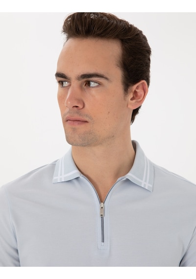 Pierre Cardin Erkek Açık Mavi Tişört 50302607-vr003 Açik Mavi