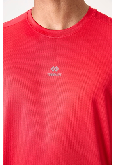 Tommy Life Kırmızı Polyester Nefes Alan Dokulu İnce Esnek Standart Fit Erkek Performans T-shirt - 88390 Kirmizi Tommy Life Kırmızı Polyester Nefes Alan Dokulu İnce Esnek Standart Fit Erkek Performans T-shirt - 88390 Kirmizi