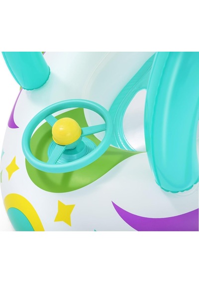 Bestway 1.07m X 1.12m Space Splash Bebek Teknesi Çok Renkli