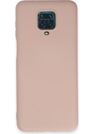 Newface Xiaomi Redmi Note 9 Pro Kılıf Nano İçi Kadife Silikon Semeglbl - 21 - Pudra