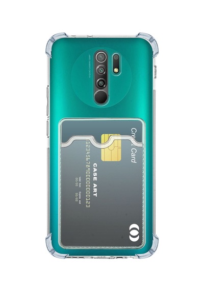Samsung Uyumlu Galaxy A52 Kapak Kamera Korumalı Kartlıklı Darbe Emici Özellikli Şeffaf Silikon Kılıf