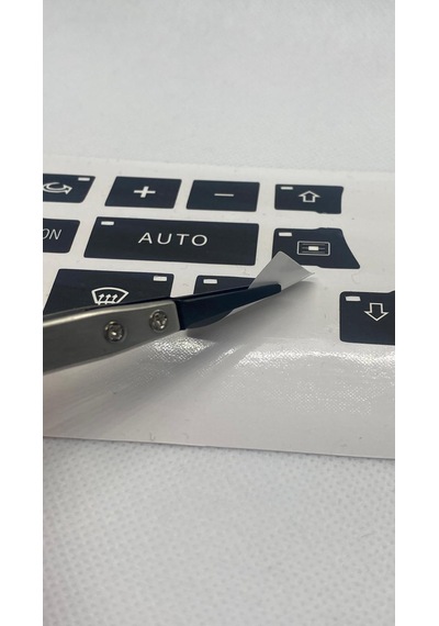 Audi A3 8p Uyumlu Klima Tuş Kaplaması Sticker Etiket Tamir Kiti 1 Adet