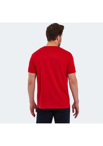 Slazenger Republıc Erkek Kısa Kol T-Shirt Kırmızı St12Te025-600